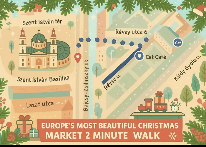 Apartman Christmas Market Designer Writer's - Ac - Quiet & Cozy Budapest
